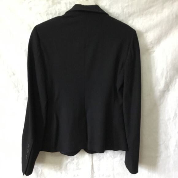 Benetton Black Three-Button Wool Blazer - Picture 5 of 10